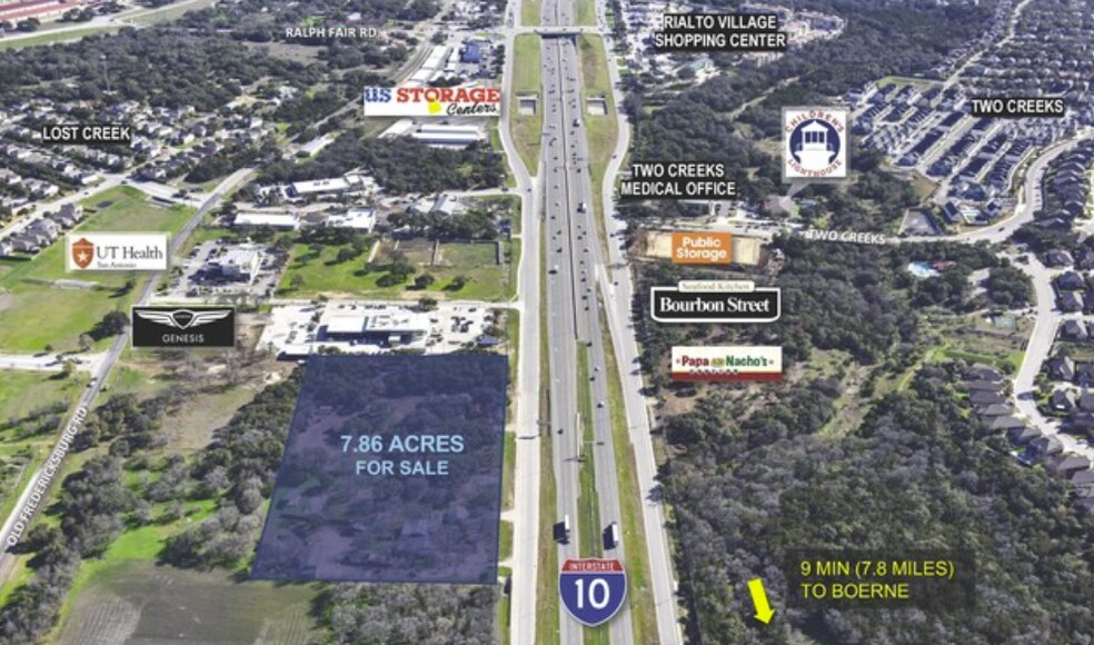 25930 Interstate 10 W, Boerne, TX for sale - Aerial - Image 1 of 6