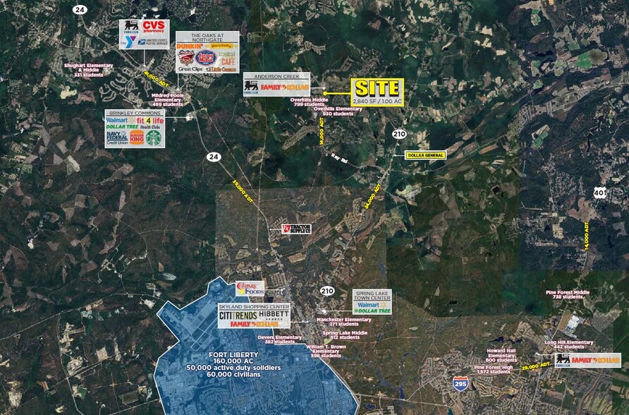 3210 Ray Rd, Spring Lake, NC for lease - Aerial - Image 1 of 3