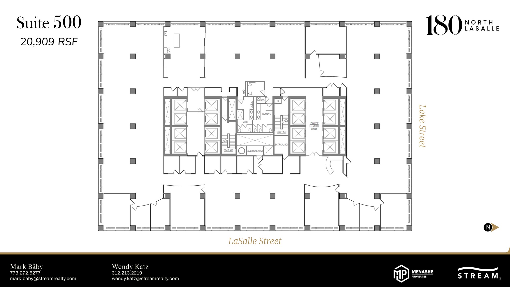 180 N LaSalle St, Chicago, IL for lease Floor Plan- Image 1 of 5