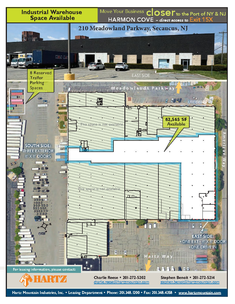 210 Meadowlands Pky, Secaucus, NJ for lease Floor Plan- Image 1 of 1