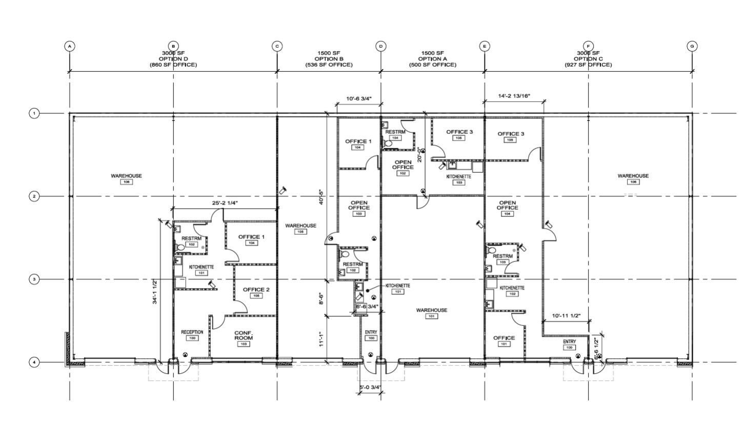 8028 Dowdell Rd, Tomball, TX for lease Typical Floor Plan- Image 1 of 1