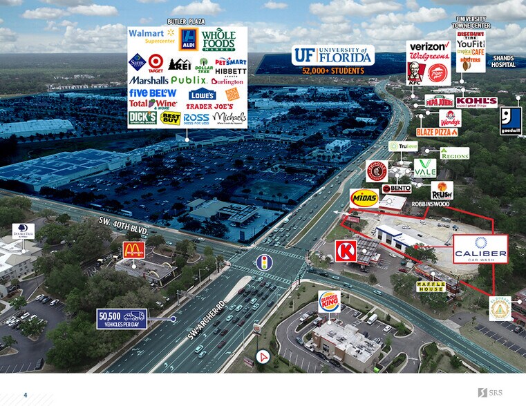 3857 SW Archer Rd, Gainesville, FL 32608 Caliber Car Wash