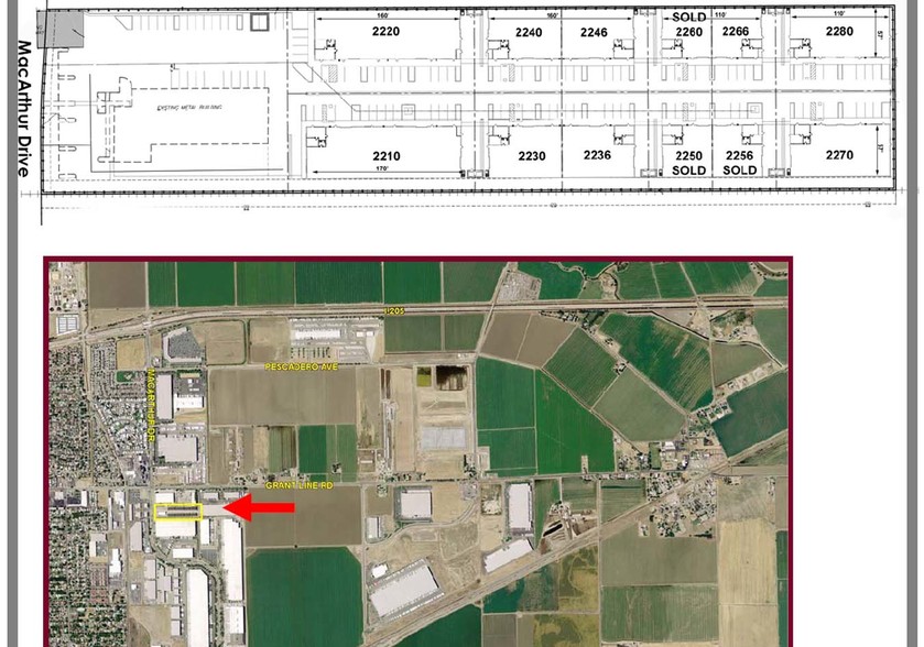 2220 N MacArthur Dr, Tracy, CA for lease - Plat Map - Image 2 of 15