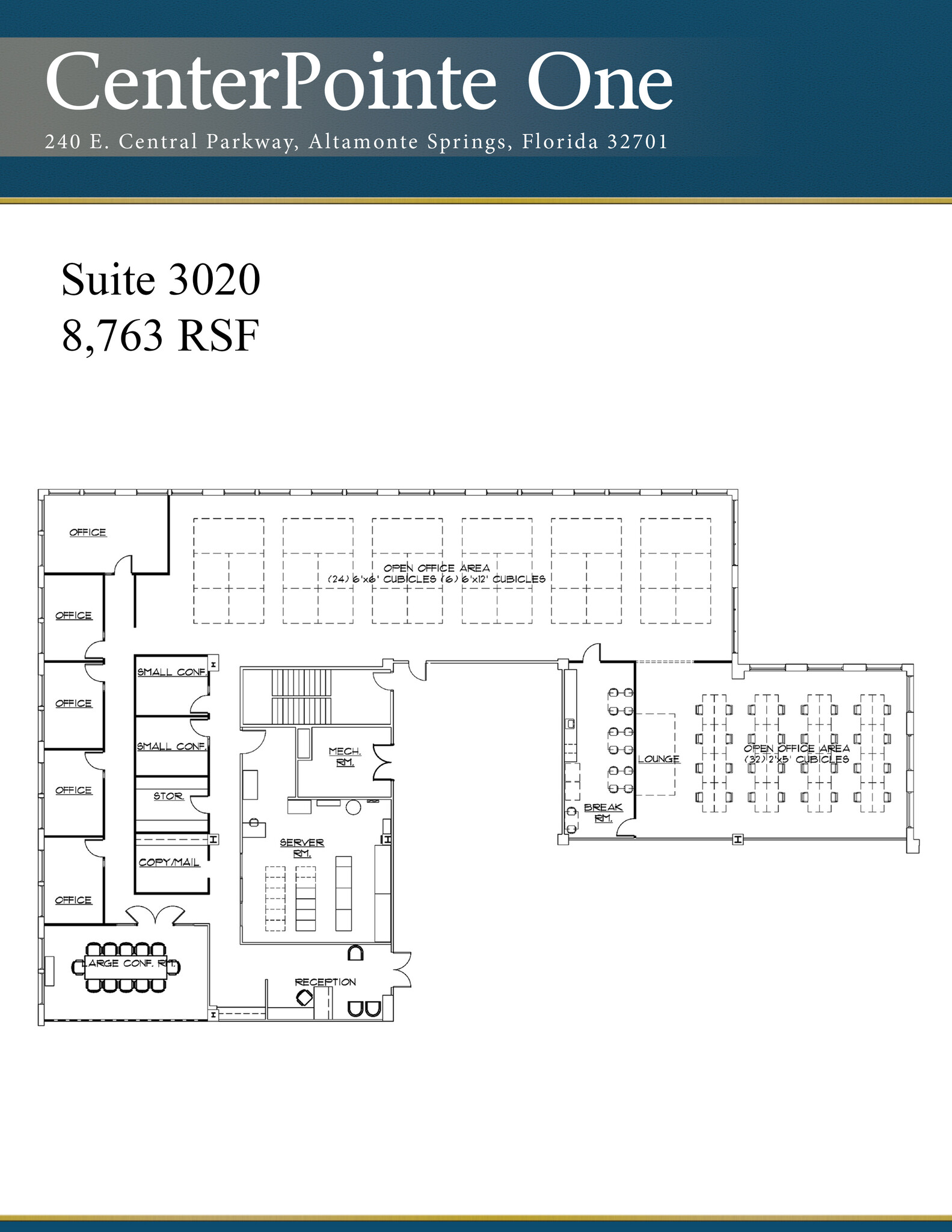 220 E Central Pky, Altamonte Springs, FL for lease Floor Plan- Image 1 of 1