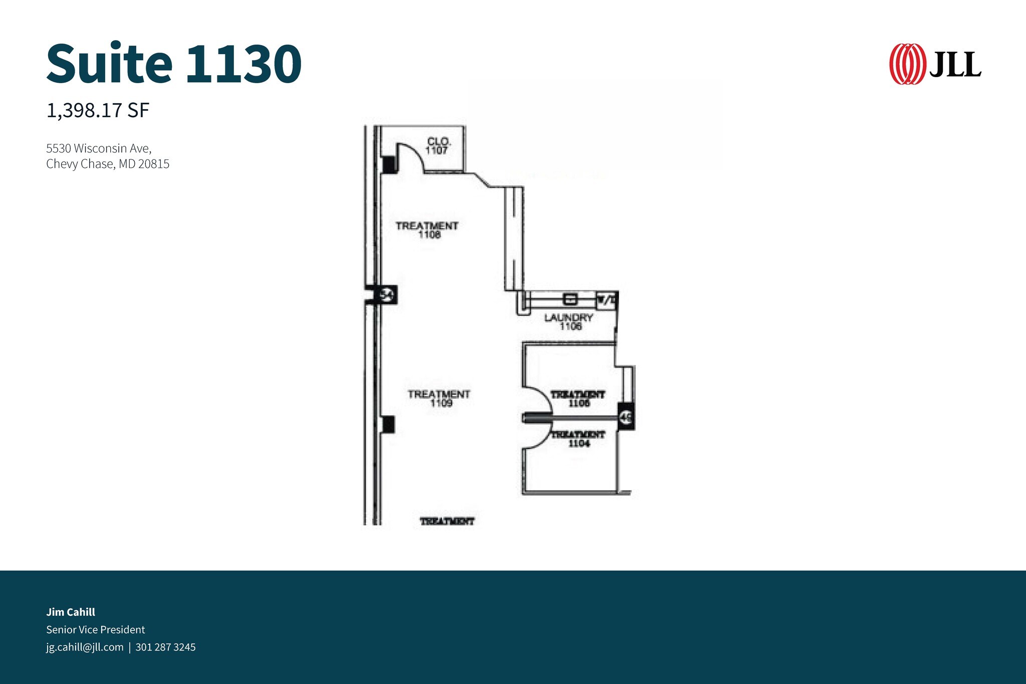5530 Wisconsin Ave, Chevy Chase, MD for lease Floor Plan- Image 1 of 1