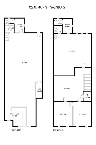 122 N Main St, Salisbury, NC for sale - Floor Plan - Image 3 of 22