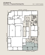 613 Abbott St, Detroit, MI for lease Floor Plan- Image 1 of 1