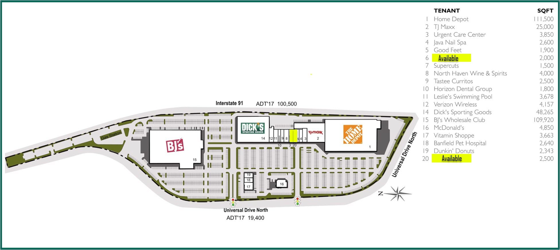 111-555 Universal Dr N, North Haven, CT for lease Site Plan- Image 1 of 1