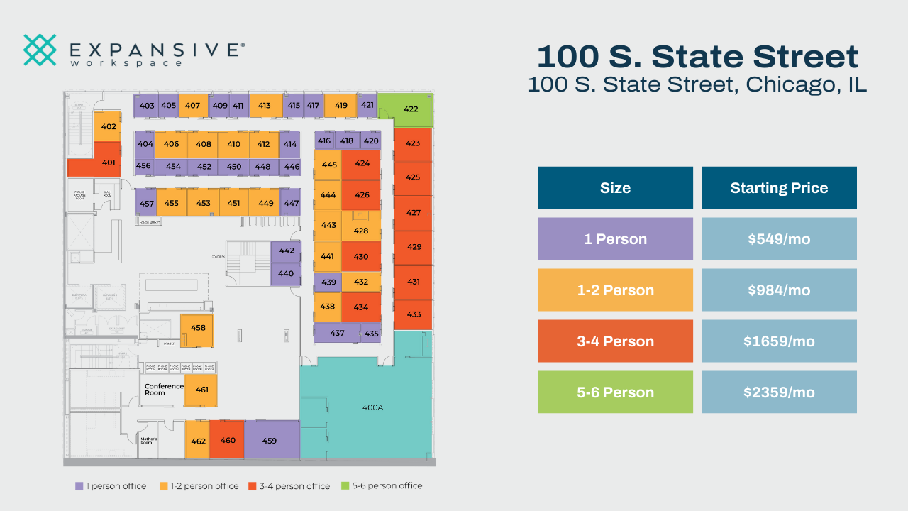 100-112 S State St, Chicago, IL for lease Floor Plan- Image 1 of 4