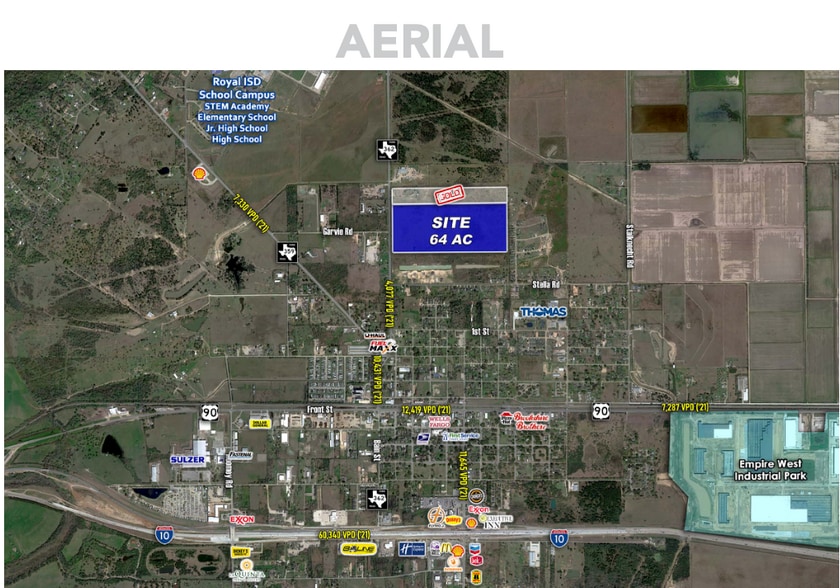 FM 362 & Stella Rd, Brookshire, TX for sale - Building Photo - Image 3 of 4