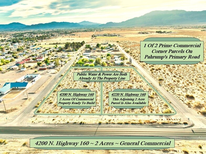 4200 N. Highway 160, Pahrump, NV for sale - Aerial - Image 1 of 13