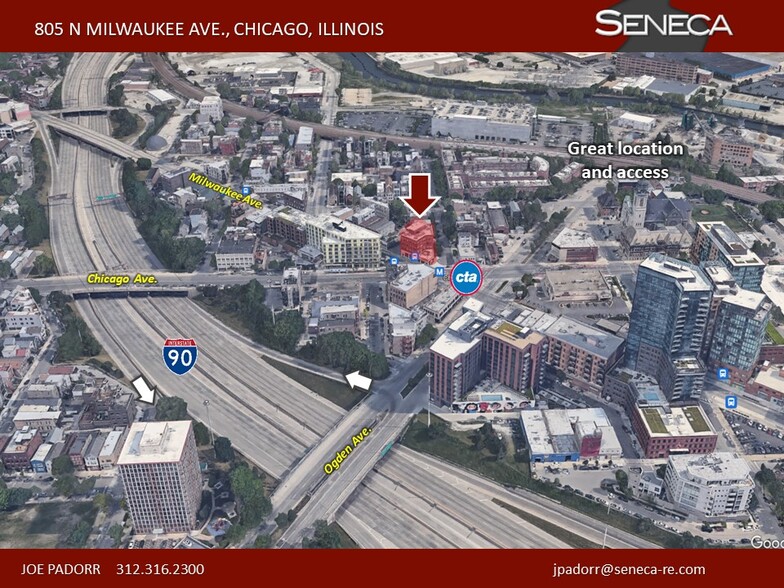 805 N Milwaukee Ave, Chicago, IL for lease - Building Photo - Image 3 of 9