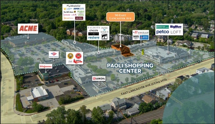 90 E Lancaster Ave, Paoli, PA for lease - Primary Photo - Image 1 of 3