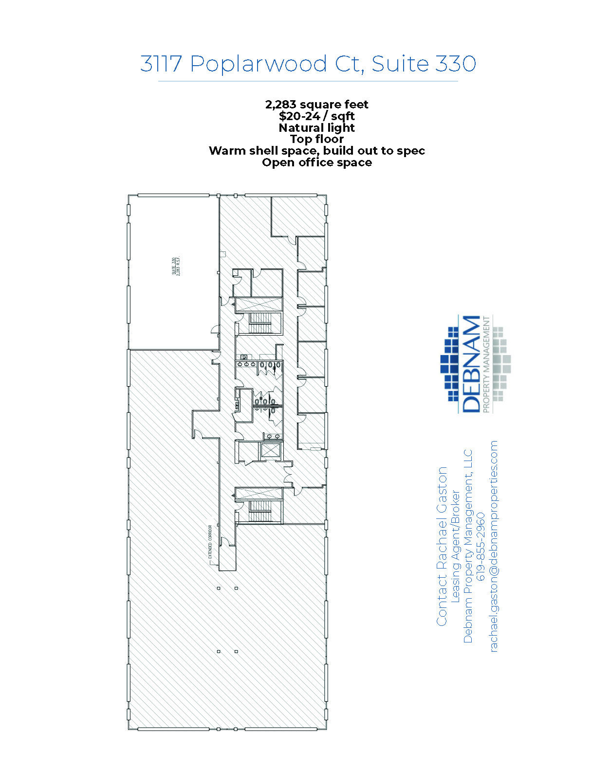 3101 Poplarwood Ct, Raleigh, NC for lease Floor Plan- Image 1 of 1