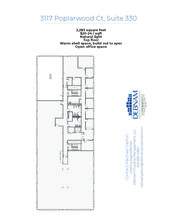 3101 Poplarwood Ct, Raleigh, NC for lease Floor Plan- Image 1 of 1