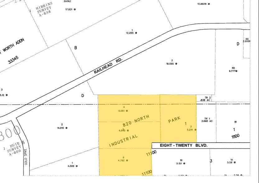 751 Eight Twenty Blvd, Fort Worth, TX for sale - Plat Map - Image 1 of 1