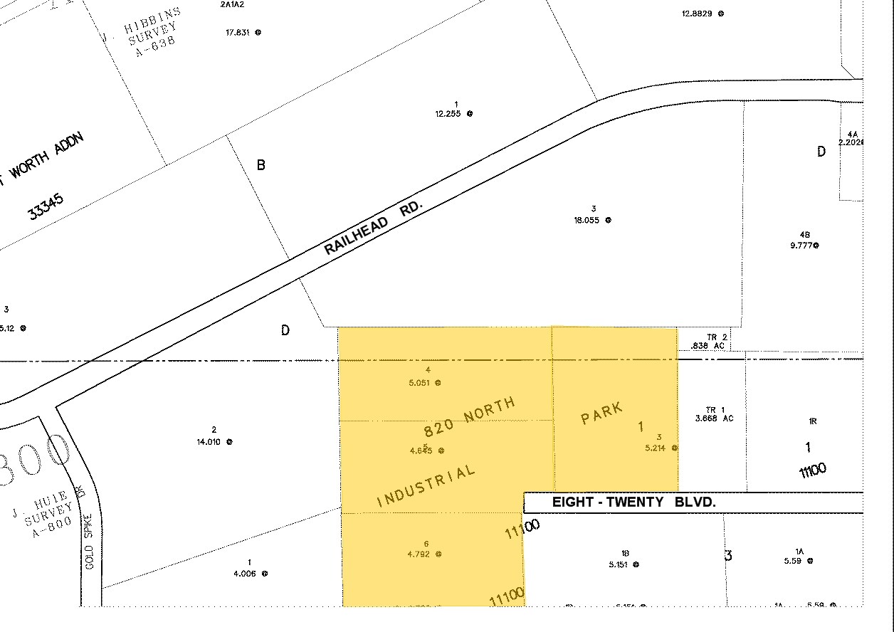 751 Eight Twenty Blvd, Fort Worth, TX for sale Plat Map- Image 1 of 1