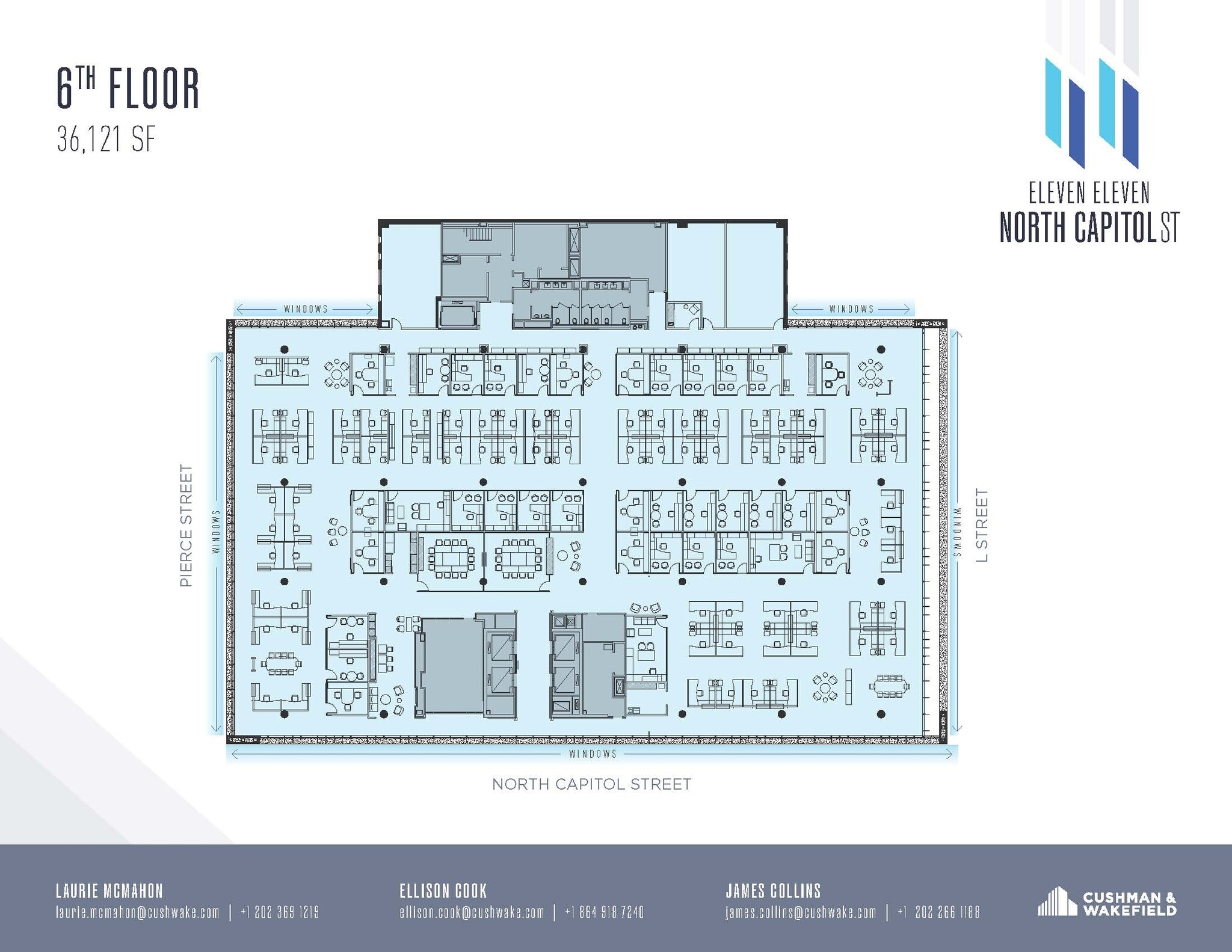 1111 N Capitol St NE, Washington, DC for lease Floor Plan- Image 1 of 3