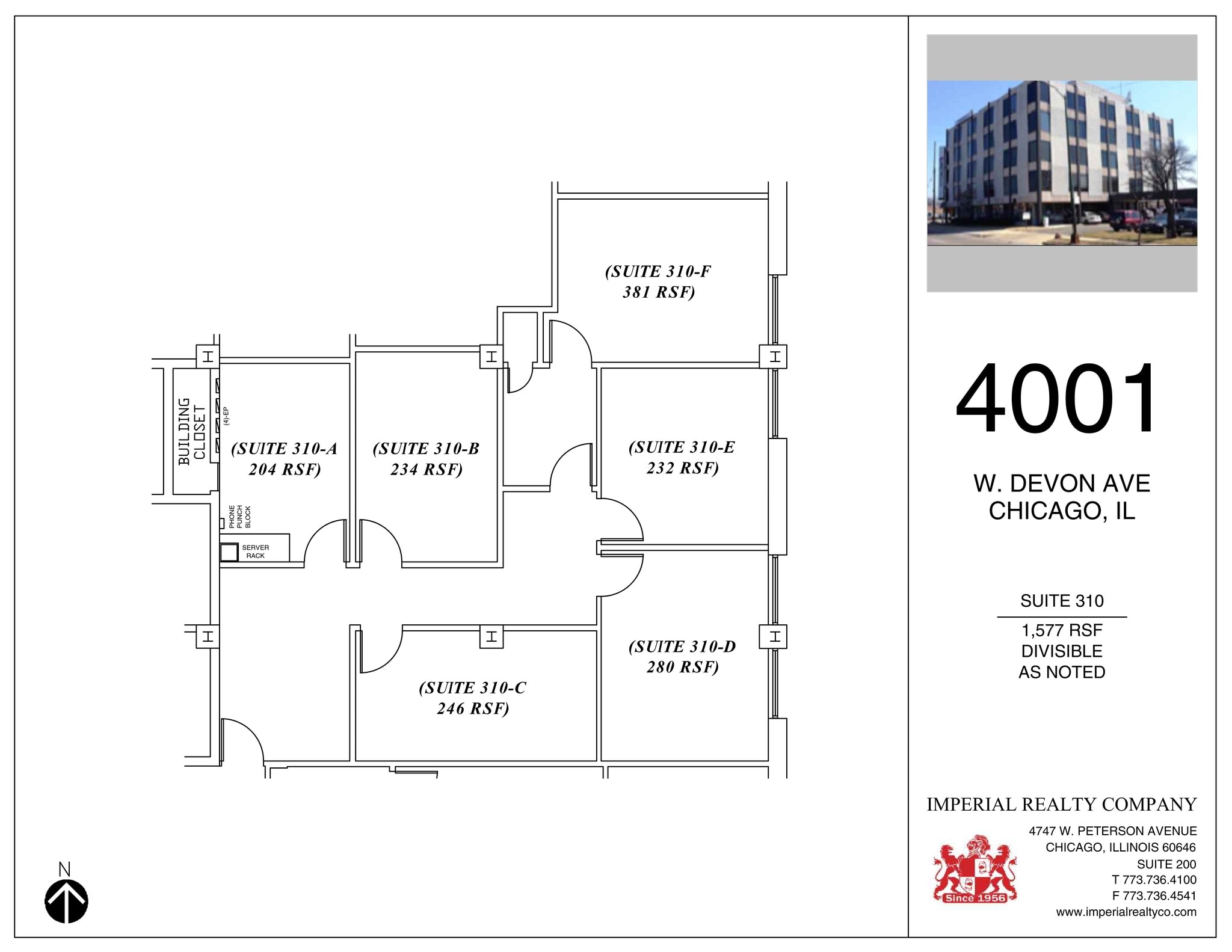 4001 W Devon Ave, Chicago, IL for lease Site Plan- Image 1 of 1