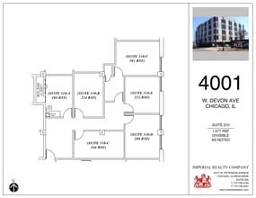 4001 W Devon Ave, Chicago, IL for lease Site Plan- Image 1 of 1