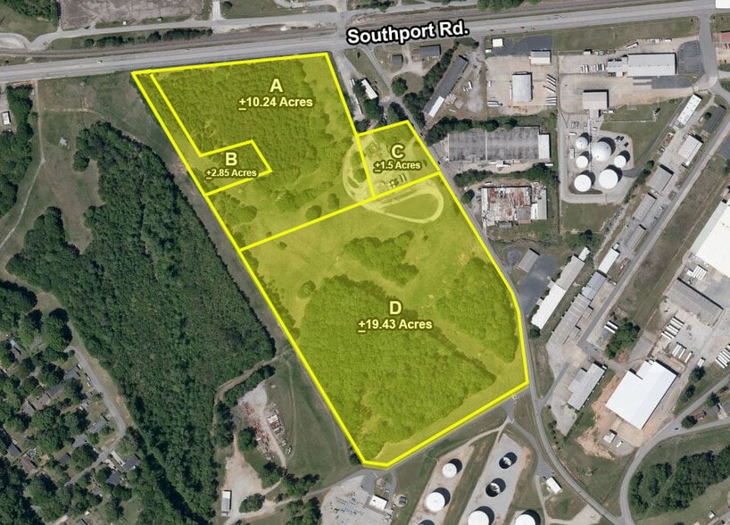 2440 Southport Rd, Spartanburg, SC for sale - Aerial - Image 2 of 3