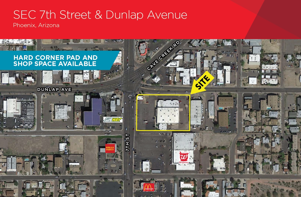 SE 7th St & Dunlap, Phoenix, AZ for sale Primary Photo- Image 1 of 1