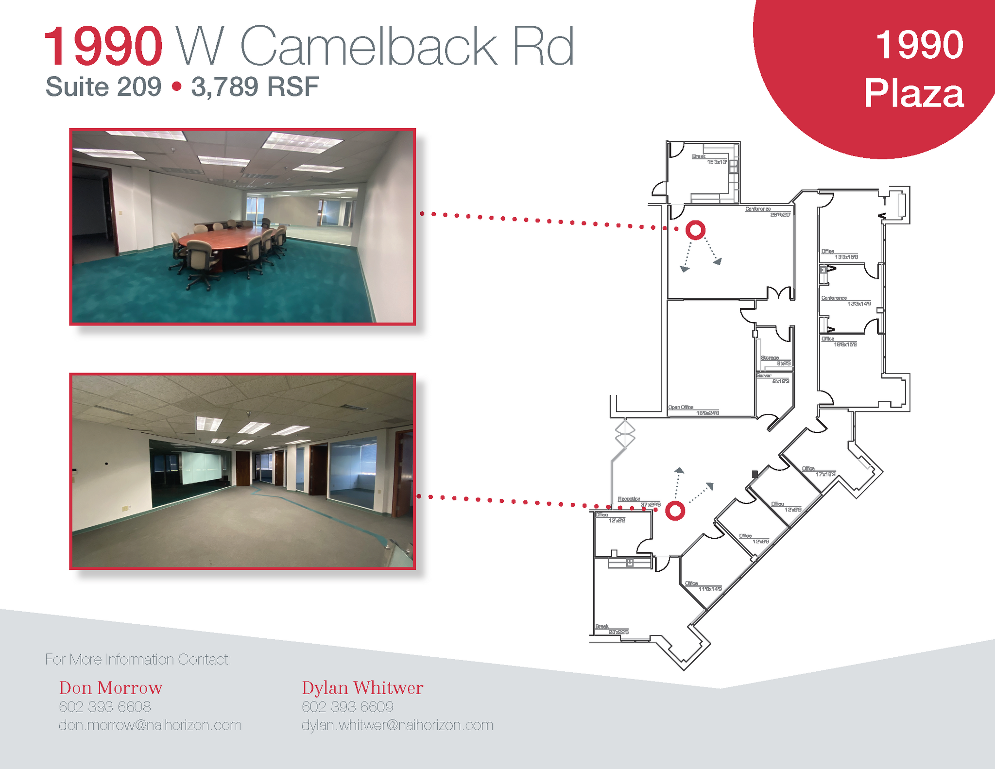 1990 W Camelback Rd, Phoenix, AZ for lease Floor Plan- Image 1 of 6