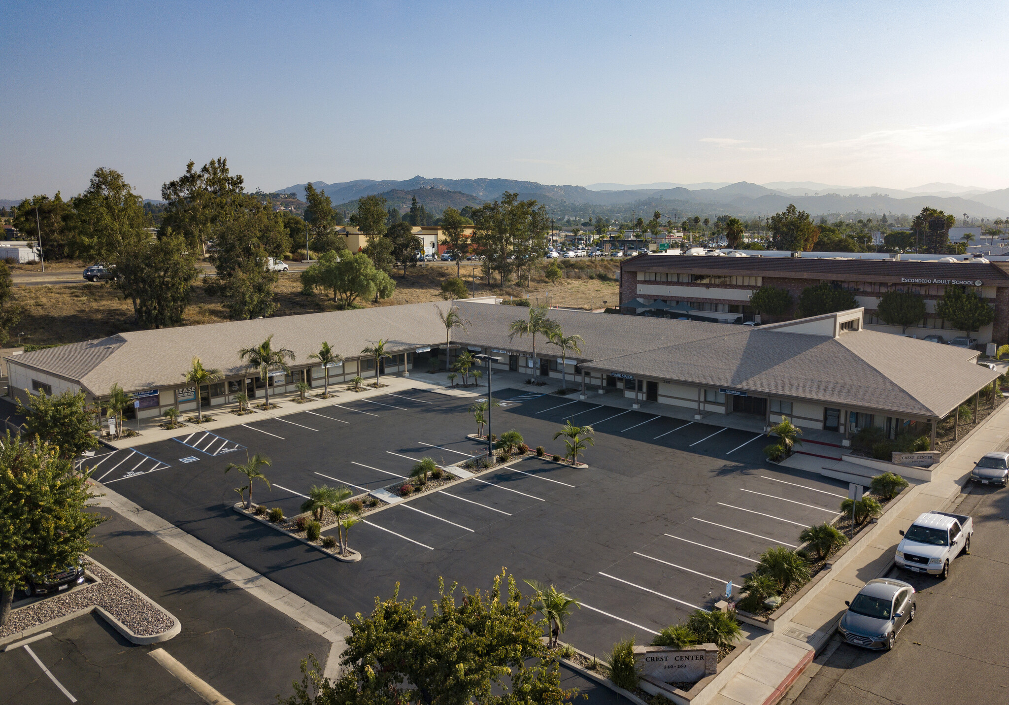 240-260 W Crest St, Escondido, CA for lease Aerial- Image 1 of 8