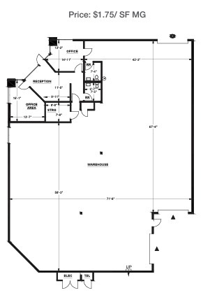 2375 Michael Faraday Dr, San Diego, CA for lease Floor Plan- Image 1 of 1