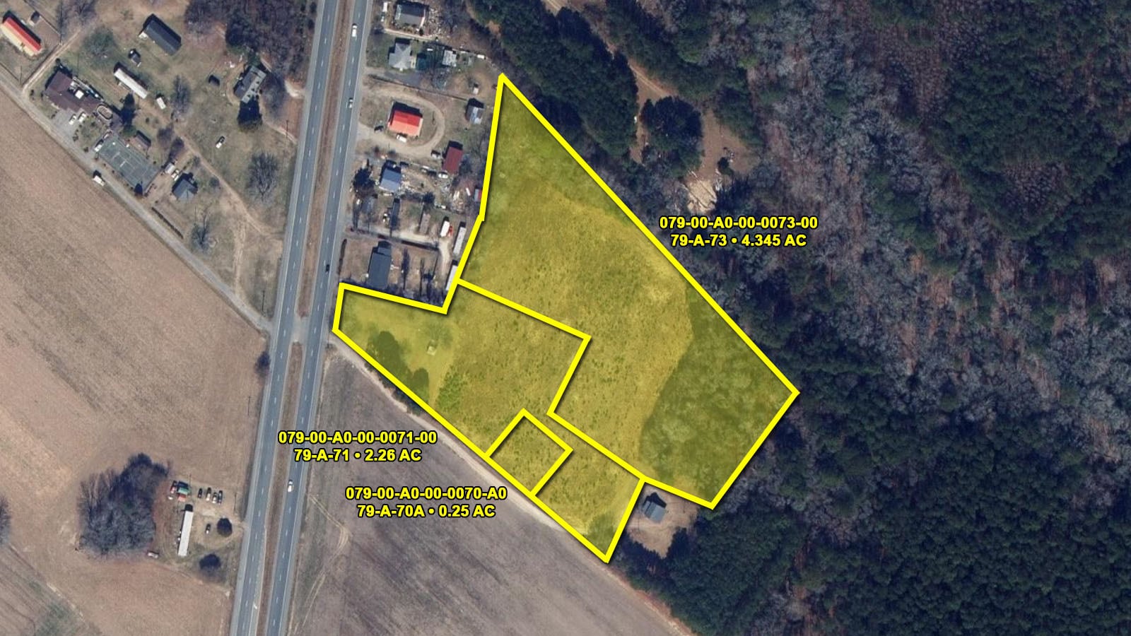 19263 Lankford Hwy, Parksley, VA for sale Aerial- Image 1 of 2