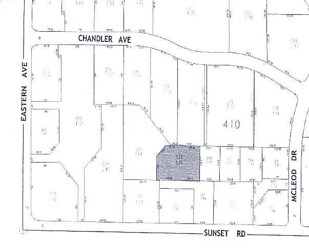 2560 E Sunset Rd, Las Vegas, NV for lease - Plat Map - Image 2 of 8