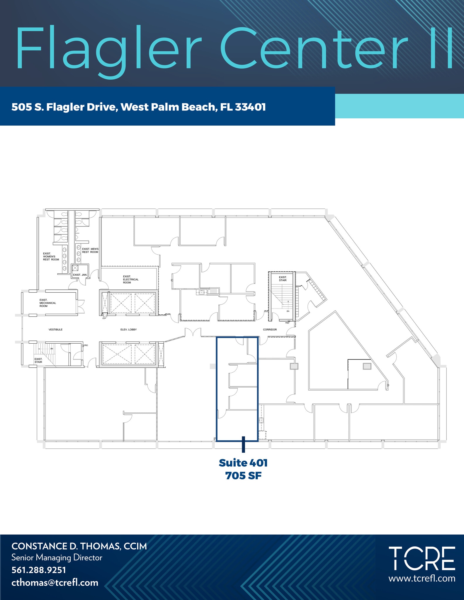505 S Flagler Dr, West Palm Beach, FL for lease Site Plan- Image 1 of 1
