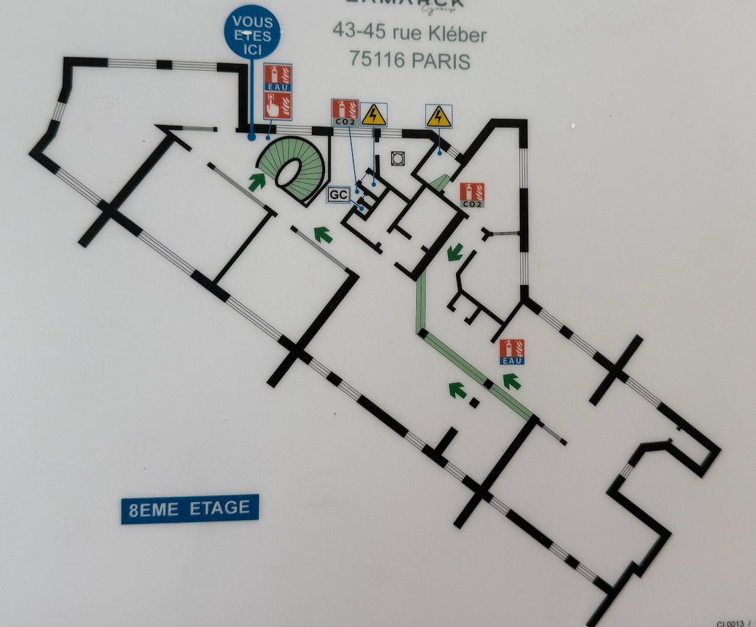 Avenue Kléber, Paris for lease Floor Plan- Image 1 of 9
