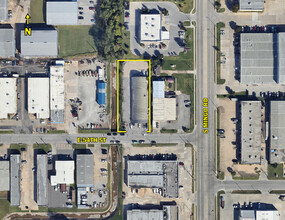 9607 E 54th St, Tulsa, OK - aerial  map view