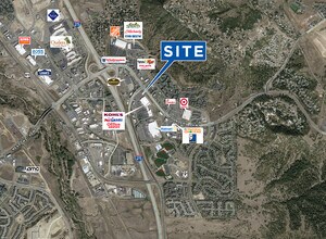 4800 Milestone Ln, Castle Rock, CO - aerial  map view