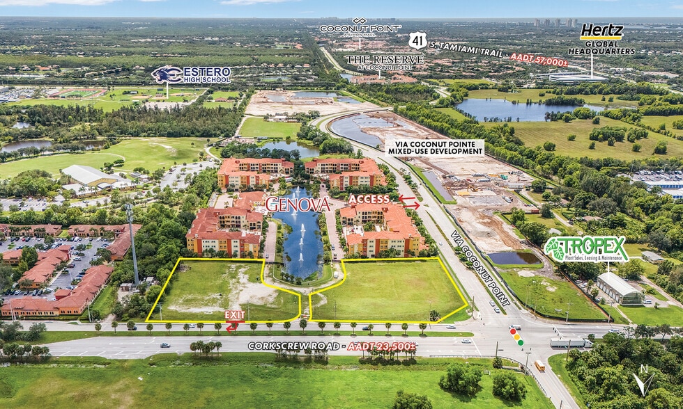 21510 Strada Nuova Cir, Estero, FL for sale - Aerial - Image 2 of 11