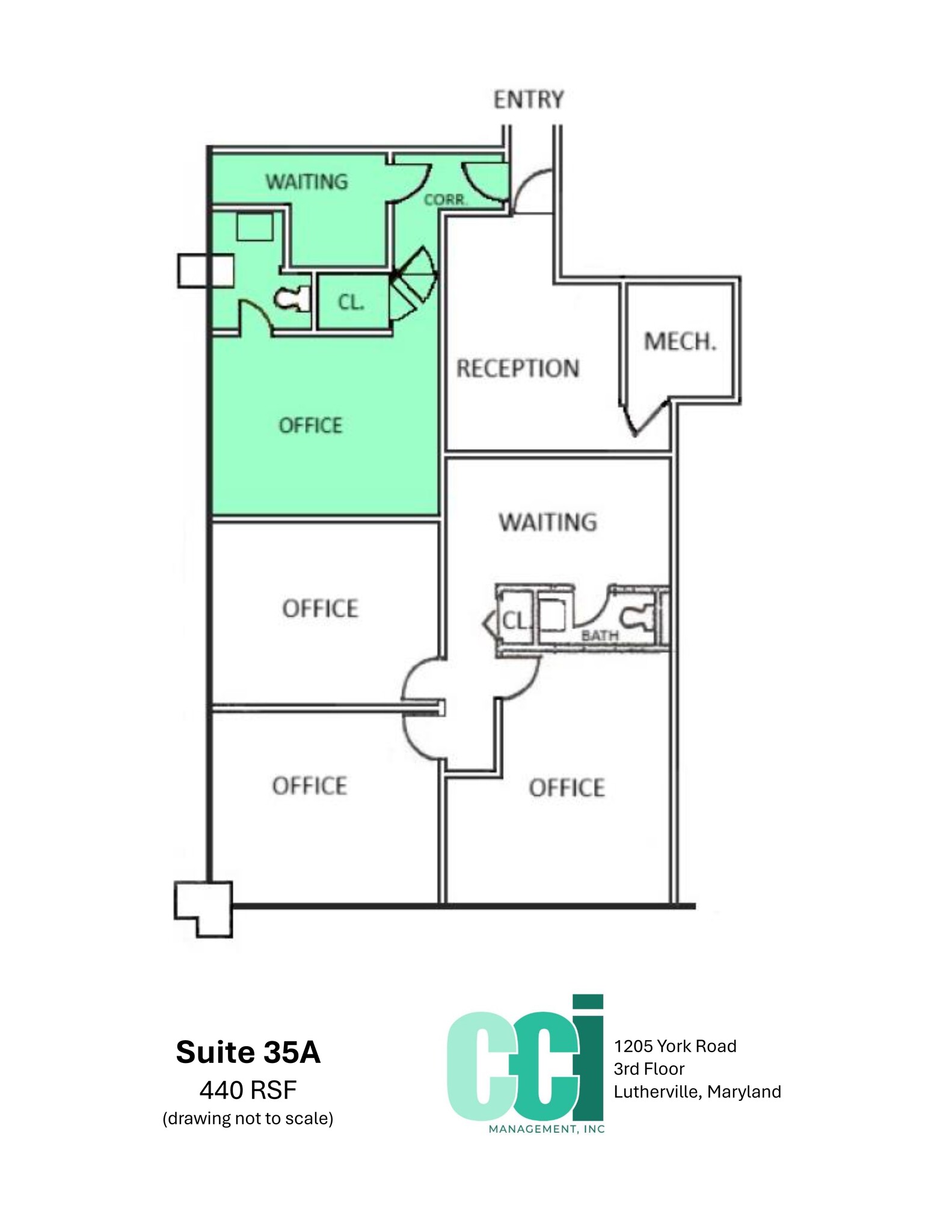 1205 York Rd, Lutherville, MD for lease Site Plan- Image 1 of 1