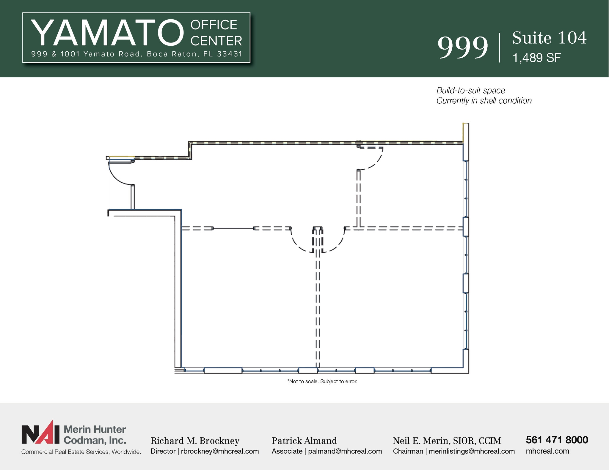 999 Yamato Rd, Boca Raton, FL for lease Floor Plan- Image 1 of 1