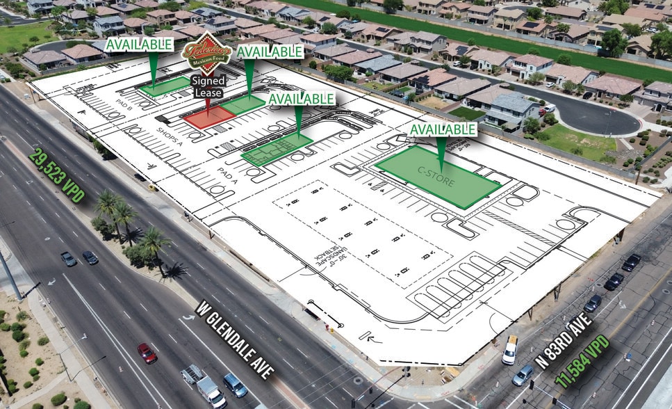 NWC 83rd Ave & Glendale Ave, Glendale, AZ for lease - Primary Photo - Image 1 of 1