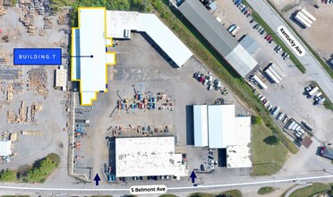 2075 S Belmont Ave, Indianapolis, IN - AERIAL  map view