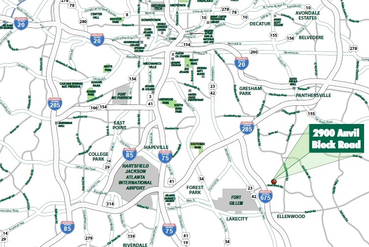 2900 Anvil Block Rd, Ellenwood, GA 30294 Walmart Outparcel