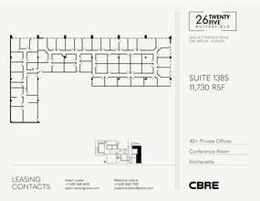 2625 Butterfield Rd, Oak Brook, IL for lease Floor Plan- Image 1 of 1