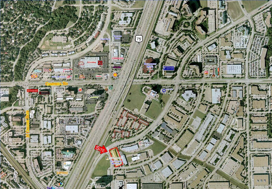 1750 Alma Rd, Richardson, TX for sale Aerial- Image 1 of 1