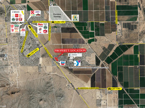 2510 E Hunt Hwy, San Tan Valley, AZ - AERIAL  map view