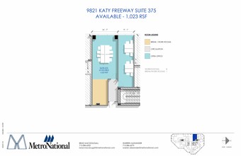 9821 Katy Fwy, Houston, TX for lease Site Plan- Image 1 of 1