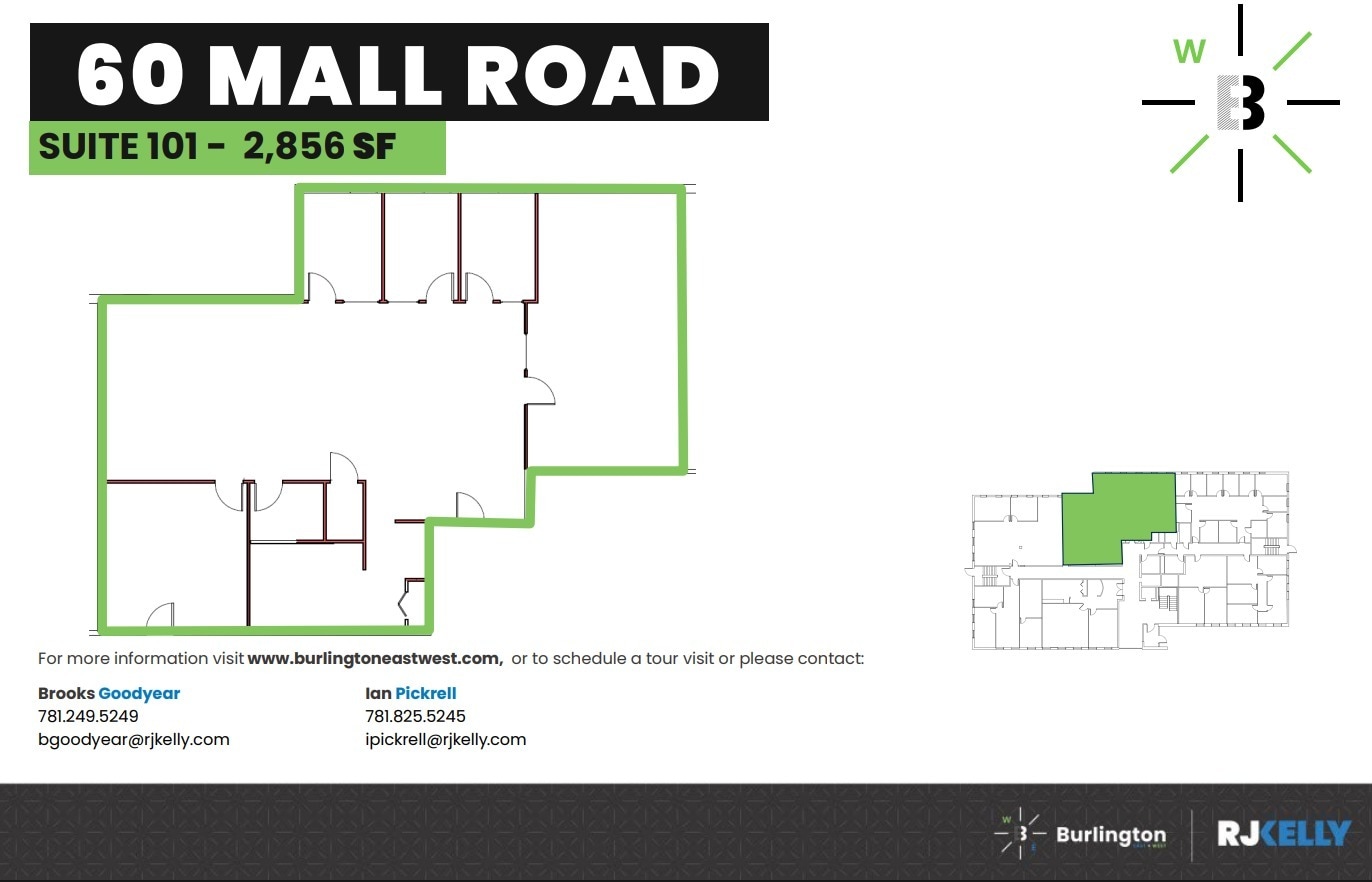 50 Burlington Mall Rd, Burlington, MA for lease Floor Plan- Image 1 of 1