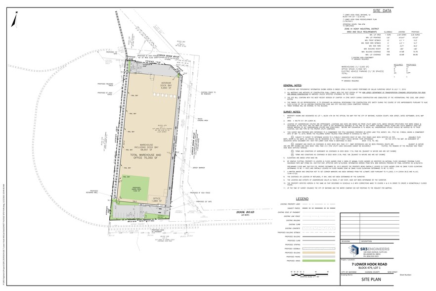 7 Hook Rd, Bayonne, NJ for lease - Site Plan - Image 2 of 5