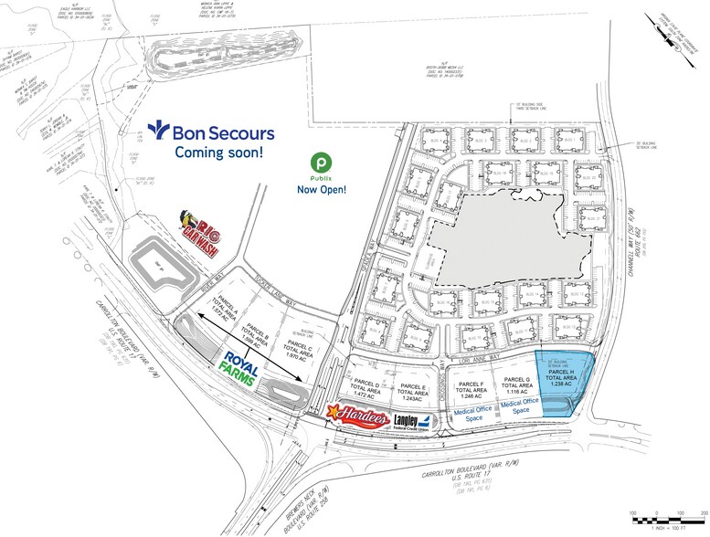 Route 17 & Brewers Neck Blvd, Carrollton, VA for sale - Site Plan - Image 2 of 2
