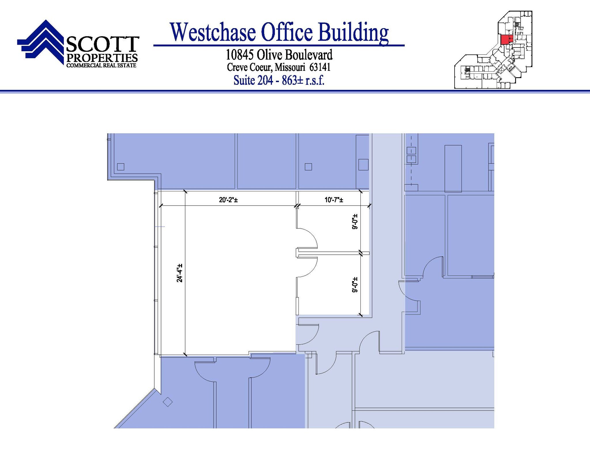 10845 Olive Blvd, Creve Coeur, MO for lease Building Photo- Image 1 of 1