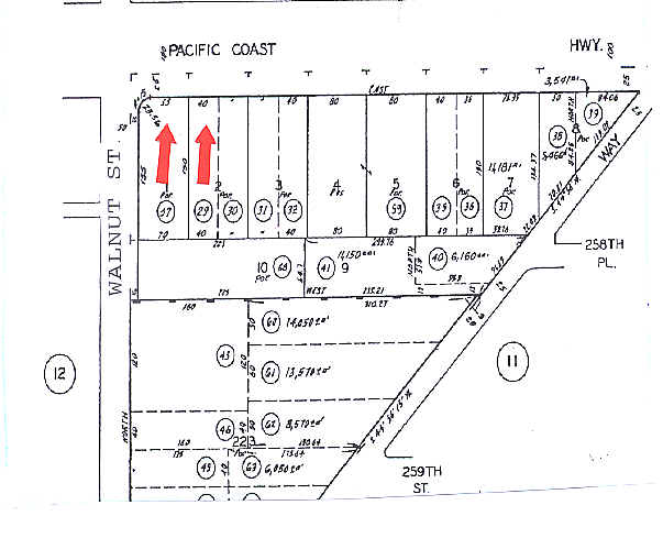 1872-1878 Pacific Coast Hwy, Lomita, CA for lease - Plat Map - Image 2 of 2